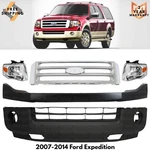 Front Lower Bumper Cover & Grille Assembly Kit 2007-2014 Ford Expedition. Fixed Price $495.00.