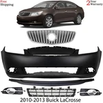 Front Bumper Cover Paintable & Grille Assembly Kit For 2010-2013 Buick Lacrosse. Fixed Price $540.00.