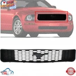 New Front Bumper Upper Grille Black Plastic 2005-2009 Ford Mustang FO1200421. Fixed Price $61.20.