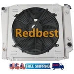 1966-1977 Ford Early Bronco 5.0L 302 V8 Rows Aluminum Radiator Shroud Fan. Fixed Price $185.25.
