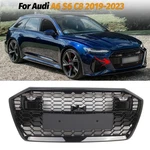 For Audi A6 C8 2019-2023 RS6 Style Front Bumper Black Honeycomb Grille. Fixed Price $145.49.