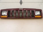 Header Panel Assembly Headlight Grille Jeep Cherokee Xj 1997-2001 Sienna Pearl. Fixed Price $465.30.