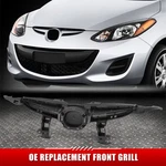 For 11-14 Mazda 2 Oe Style Matte Gray Front Bumper Upper Grille W/ Badge Slot. Fixed Price $47.90.