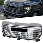 For 2022 2023 2024 Gmc Sierra 1500 Denali Front Upper Grille Chrome Camera Hole. Fixed Price $158.88.