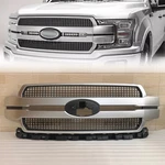 Front Bumper Grille Satin Chrome 2018-2020 Ford F-150 F150 Platinum. Fixed Price $208.00.