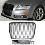Glossy Black Honeycomb Front Bumper Grille For Audi A6 S6 C6 2005-2011. Fixed Price $100.99.