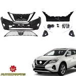 For 2019-2024 23 Nissan Murano S/sl/sv Front Bumper Cover Grille W/ Fog Lights. Fixed Price $478.66.