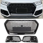 For Audi Q5 2018 -2020 Front Honeycomb Mesh + Fog Lamp Grilles. Fixed Price $340.05.