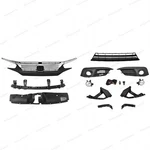 For Civic 2016-18 Grilles/fog Set/radiator Cover/bumper Headlight Brackets. Fixed Price $99.97.