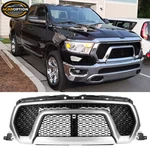 Fits 19-24 Dodge Ram 1500 Rebel Style Front Upper Bumper Mesh Hood Grille Silver. Fixed Price $233.99.