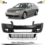 Front Bumper Cover Primed Plastic & Grille For 2006-2009 Mercury Milan. Fixed Price $750.00.