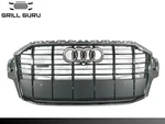 Audi Q7 2020-2024 Line Front Main Grill With Badge Black Pdc Spec. Fixed Price $1854.02.