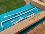 Nos Gm 1969 Cutlass Front Hood Moldings Chrome Oldsmobile 442 Hurst New. Fixed Price $699.99.