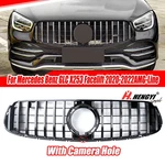 For Mercedes-benz GLC300 GLC43 2020-2022 Chrome Gt-style Front Radiator Grille. Fixed Price $94.99.