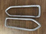 1970 Satellite Belvedere Taillight Chrome Bezels 3403744 3403745. Fixed Price $32.00.