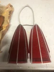 Nos Mopar Pair Chrysler Imperial Upper Tail Light Lamp Lens 1974 1975 1976 1977. Fixed Price $119.95.