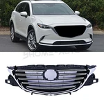 Plastic Black+chrome TK49-50712 Front Upper Grille For 2016-2023 Mazda CX9. Fixed Price $215.99.