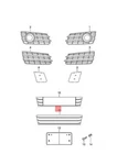 Audi A7 Sportback 4GA Licence Plate Holder Black 4G8807287D3FZ No Duties. Fixed Price $138.06.