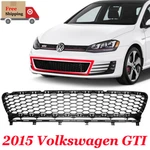 For 2015 Volkswagen Gti Front New Bumper Grille Plastic Body Textured Black. Fixed Price $97.10.