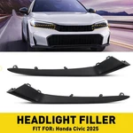 For Honda Civic 2025 Gloss Black Grille Molding Replaces Front 71202T38A51 Exxi. Fixed Price $47.49.