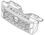 Genuine Nissan Grille Assembly 62310-9BU1A. Fixed Price $578.60.