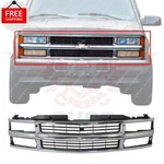 New Front Grille Assembly Chrome Fits 1994-1999 Chevrolet C/k 1995-2000 Tahoe. Fixed Price $208.33.