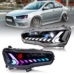 Rgb Led Projector Headlights For 2008-2017 Mitsubishi Lancer Ex Evo Animation. Fixed Price $469.00.