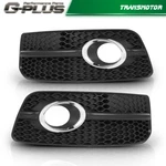 Fit For 2009-2012 Audi Q5 Front Bumper Fog Light Cover Grill W/chrome Left+right. Fixed Price $55.90.