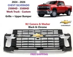 2024 2025 2026 Chevy Silverado 2500HD 3500HD Grille & Upper Bumper #4. Fixed Price $1050.00.