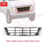 New Front Grille Gray With Chrome Fits 1992-1996 Ford E-150 Econoline FO1200180. Fixed Price $93.61.