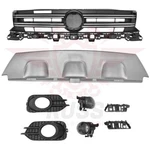 For 2012-2017 Tiguan Bumper Upper Chrome Grille Lower Panel Fog Lights Bezel 8PC. Fixed Price $191.32.