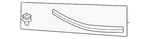 Genuine Volkswagen Upper Seal 3CM-823-708. Fixed Price $10.30.