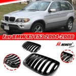 Matte Black Front Kidney Grill For Bmw X5 E53 2004-2006 Sport Utility 4-DOOR Lci. Fixed Price $35.99.