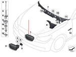 New Bmw Gt F07 Front Grille Left Chrome 51137336485 2015 Genuine. Fixed Price $153.88.