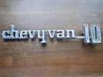 1971 - 1976 Chevy Van 10 Fender Emblem ***wear***. Fixed Price $27.00.