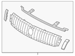 Genuine Ford Grille Assembly Radiator 5T5Z-8200-AAA. Fixed Price $541.47.