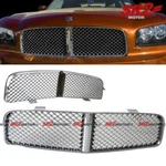 Fits 2006-2010 Dodge Charger Chrome Abs Mesh Honeycomb Front Bumper Hood Grille. Fixed Price $49.99.