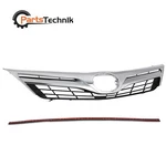 Front Upper Chrome Dark Gray Mesh Grille For 2012 2014 Toyota Camry Xle. Fixed Price $45.97.