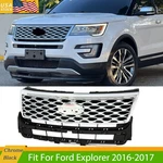 Chrome Black Grille Assembly Ford Explorer 2016-2017 FB5Z8200HA , FB5Z8200EA. Fixed Price $609.99.