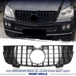 Glossy Black Bumper Grille For Mercedes Benz Gl-class X164 2007-2009 GL320. Fixed Price $99.00.