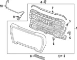 Genuine Gm Front Grille 84508682. Fixed Price $815.18.