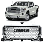 Front Bumper Upper Grille For 2019 2020 2021 Gmc Sierra 1500 Chrome. Fixed Price $162.00.