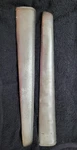 1947 Ford Deluxe Upper Grille Bars 6A-8171 Lh, 6A-8170RH. Fixed Price $22.95.