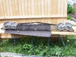 1961 Electra Grill Trim Headlight Bucket Bezel Does Have Pitting Oem Used Buick. Fixed Price $405.00.