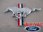 16 Thru 22 Mustang Oem Ford California Special Chrome Tri-bar Pony Grille Emblem. Fixed Price $59.95.