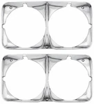 Restoparts Headlamp Bezel Set 1969 Cadillac Deville And Fleetwood 1970 Eldorado. Fixed Price $209.98.