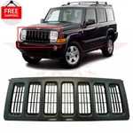 New Front Grille Assembly Black Plastic Fits 2006- 2010 Jeep Commander CH1200302. Fixed Price $157.22.