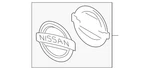 Genuine Nissan Grille Emblem 62382-EZ00B. Fixed Price $44.36.