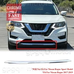 Fit For Nissan Rogue 2017 2018 2019 2020 Front Bumper Chrome Trim Lower Moulding. Fixed Price $22.99.