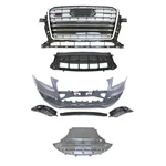 For 2013 -17 Sline SQ5 Front Bumper Cover Lower Grille Fog Bezel Kit 7PC. Fixed Price $829.93.
